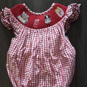 Smocked Chick Fil a Bubble